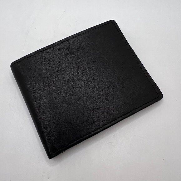 Rolfs Mens Black Leather Billfold Wallet - Picture 4 of 6